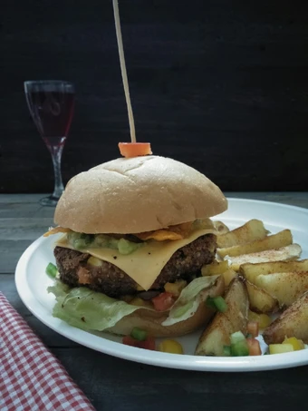 Recipe Veg Mexican Burger the Can Spoil the Tongue Appealing