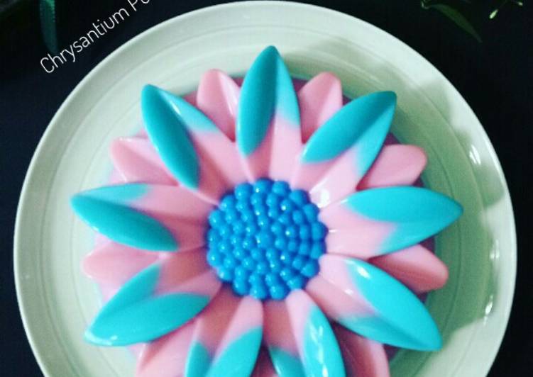 Olahan Chrysant Puding || Puding Art | Bahan Membuat Chrysant Puding || Puding Art Yang Menggugah Selera