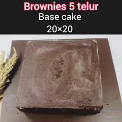 A picture of Brownies kukus 5 telur.