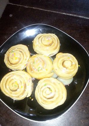 A picture of Cinnamon rolls.