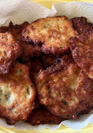 Cukkinis, karfiolos tócsni 🍽 (saját ötlet) recept fotója