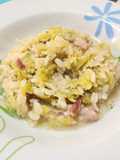 Risotto verza e pancetta affumicata