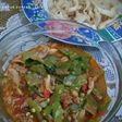 Oseng Jamur kapri plus ikan asin