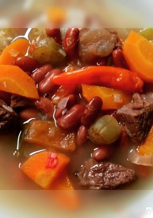 Foto resep Sop daging kacang merah asam manis pedas
