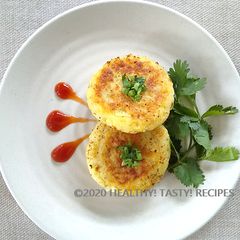 Okara Cutlet (Tikki) A picture of Okara Cutlet (Tikki).