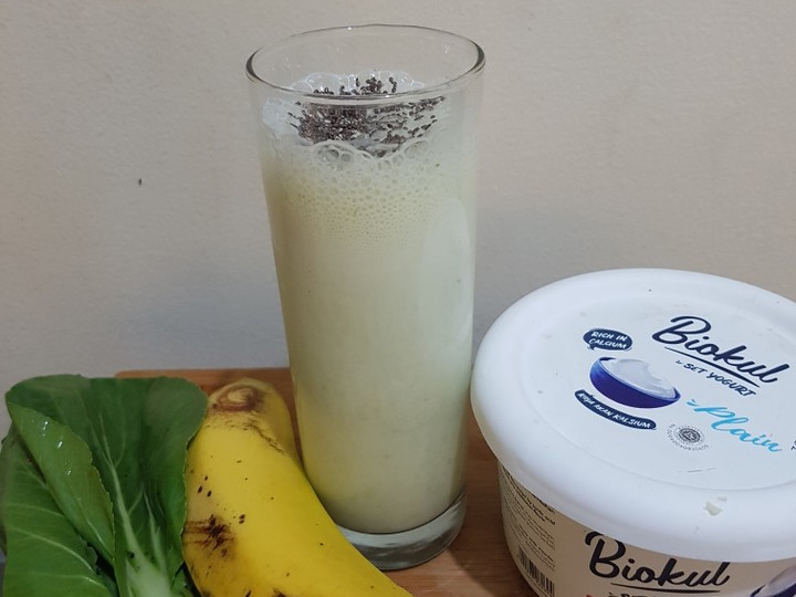 Resep 279. Smoothies Pisang dan Pakcoy Anti Gagal