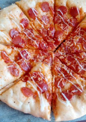 Foto resep Pizza suka-suka (ekonomis) no oven