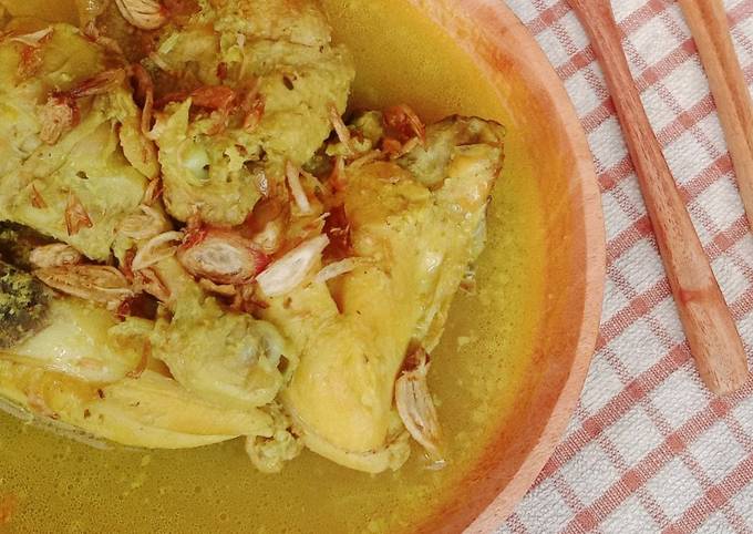 Resep 07. Opor ayam fiber creme yang Enak Banget