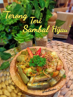 Foto resep Terong teri sambal hijau