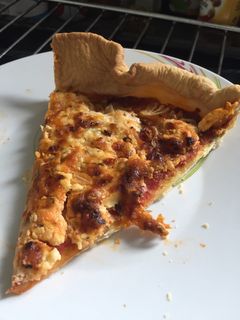 Une photo de Tarte tomate chèvre
