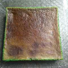 A picture of Lapis Legit Pandan.