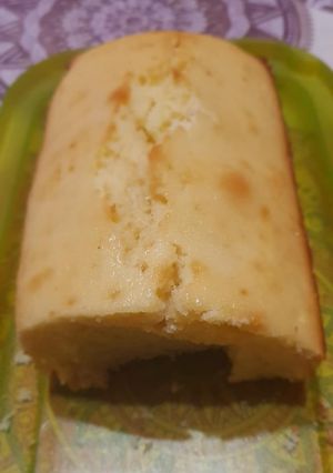 Una foto de Budín de vainilla/ limón