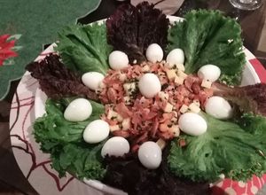 Una foto de Ensalada proteica