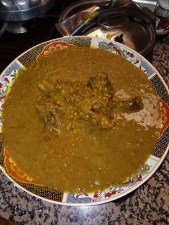 صورة لوصفة لعدس بلقديد