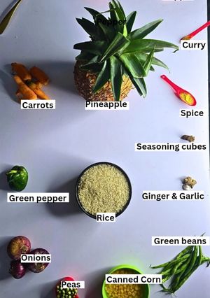 A picture of Healthy Pineapple Rice Recipe.