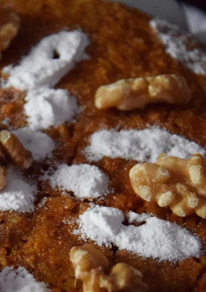 Una foto de Tarta de zanahoria sin gluten ni lactosa