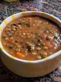 Sopa de lentejas