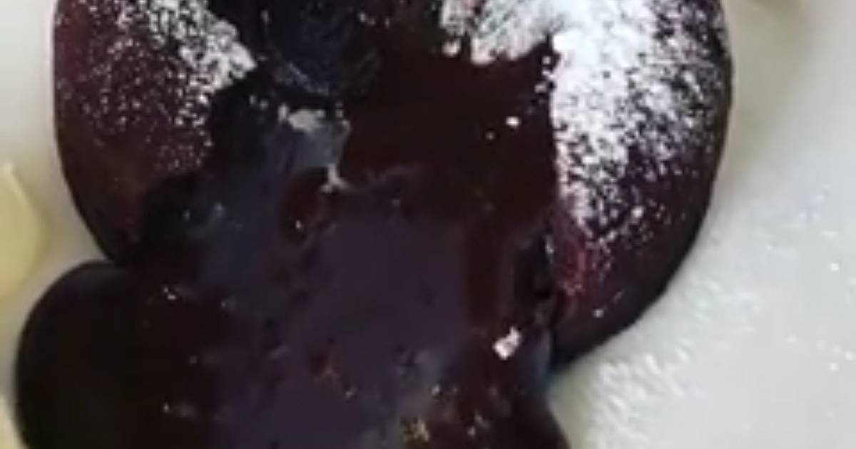 Choco Lava Cake | vanilla extract, cake, dark chocolate, milk | Choco Lava  Cake Ingredients & Process: Dark Chocolate - 4 Tbsp Sugar - 2 Tbsp Veg Oil  - 4 Tbsp Milk -