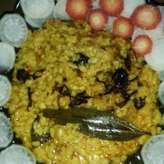 A picture of Mash daal.dhaba style.