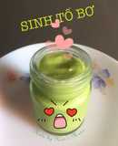 Sinh tố bơ cho bé yêu