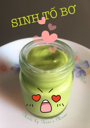Hình của món Sinh tố bơ cho bé yêu.