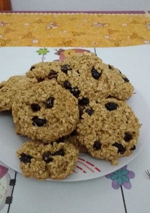 Una foto de Galletas de avena y pasas