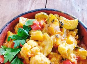 Una foto de Curry de vegetales