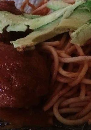 Una foto de Albóndigas al chipotle