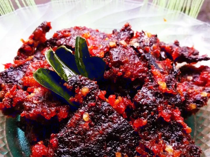 Langkah Mudah untuk Membuat Resep Balado dendeng sapi Anti Ribet, Lezat Sekali