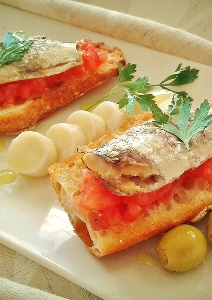 Una foto de Pincho de sardina