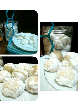 Foto resep Putri salju keju.