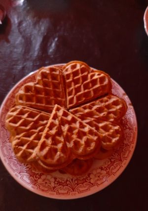 Una foto de Waffles espectaculares