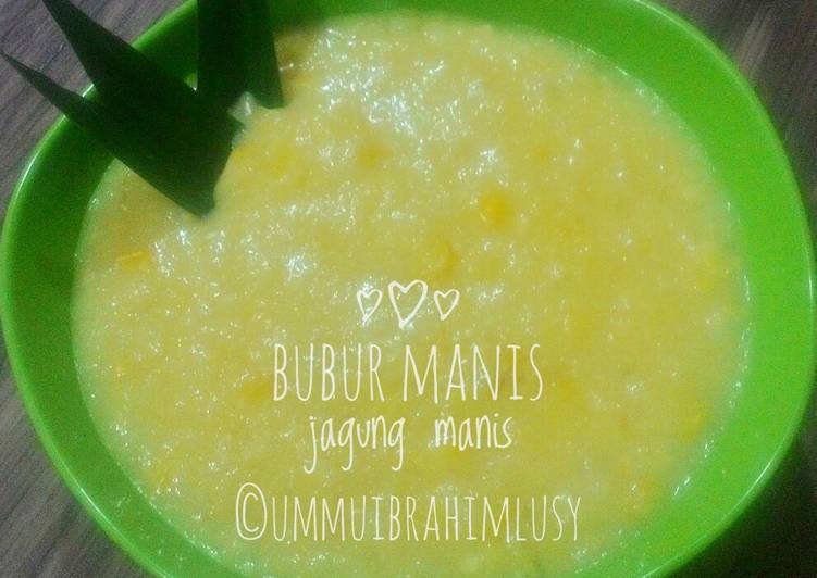 Bubur Manis Jagung Manis