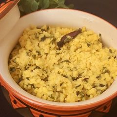 A picture of Moong Dal with Methi.