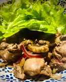 Salade de foies simplifiée