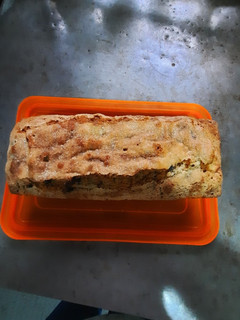 Una foto de Budín de banana con chips de chocolate