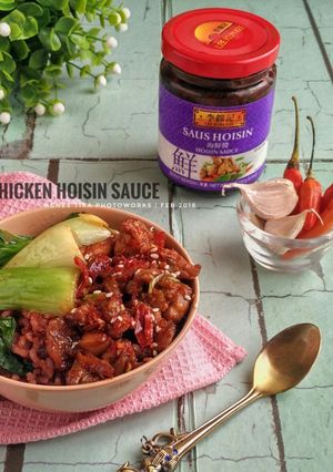 Foto resep Tumis ayam pedas saus Hoisin