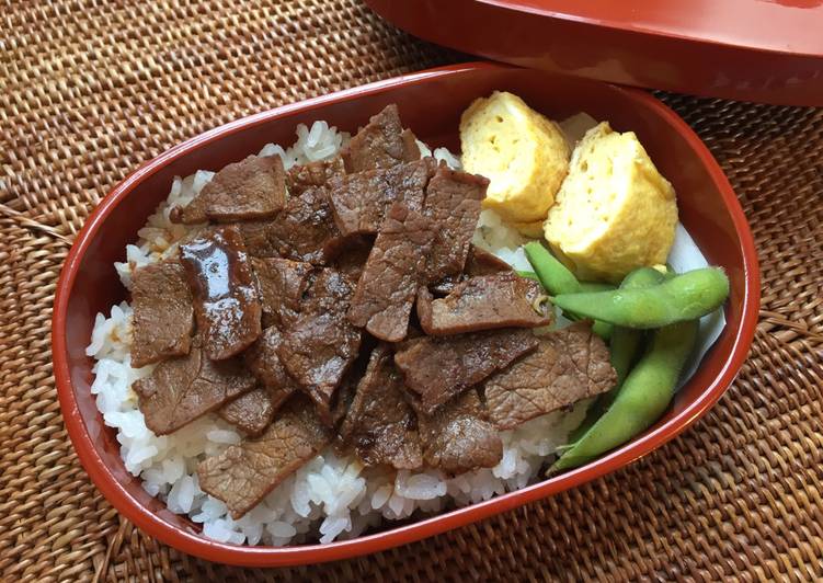 Step-by-Step Guide to Cook Perfect すき焼き弁当 Sukiyaki Bento Box, Gluten Free possible