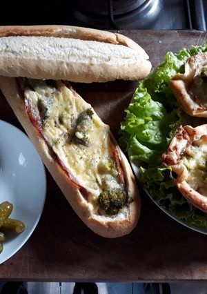 Una foto de Barquito de brócoli y canastitas de brócoli 2×1
