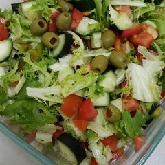 Stuffed olive salad A picture of Stuffed olive salad.