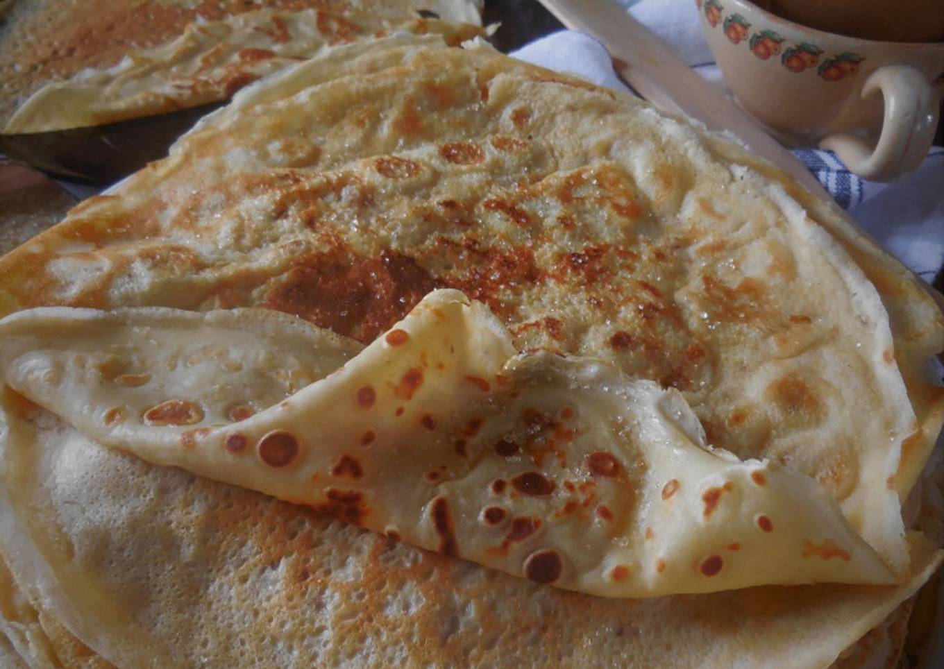 Crêpes au bon lait de ferme