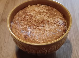 Une photo de Flan de courgette coco à l'air fryer