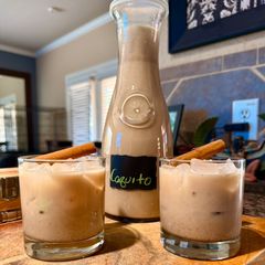 A picture of Christmas Coquito.
