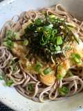 Cold Soba Noodles with Grated Daikon & ‘Nametake’ Enoki