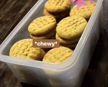 Easy Fast Cooking Chewy Peanut Butter Cookies Yummy