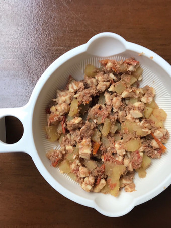 Resep MPASI 9 Bulan Tim  [Kentang, Hati Sapi, Tempe &amp; Tomat] Ekonomis Untuk Jualan