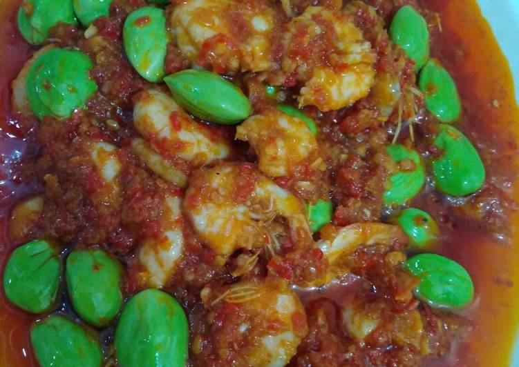 Langkah Mudah untuk Menyiapkan Sambel udang pete Anti Gagal