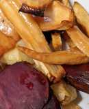 Roasted apple parsnips