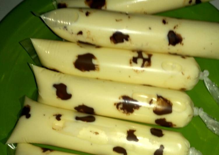 makanan Choco milk ice coki coki Jadi, Lezat Sekali