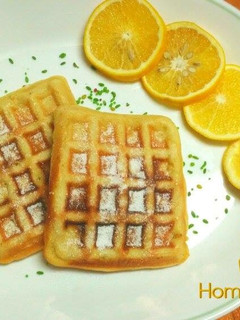 A picture of Lemon waffles.